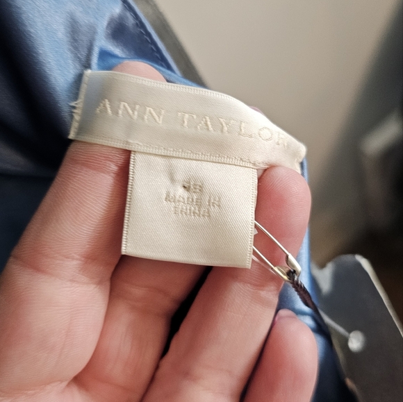 Ann Taylor sz 18 silk strapless dress NWT - Picture 5 of 10